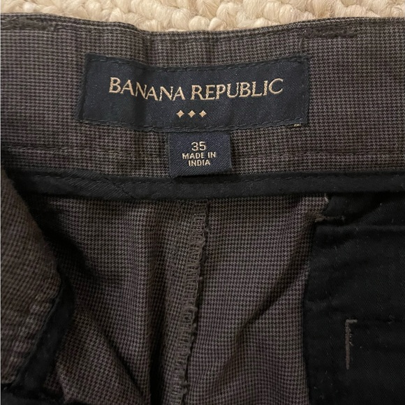 Men’s banana republic 100% cotton dark grey shorts size 35 - Picture 3 of 6